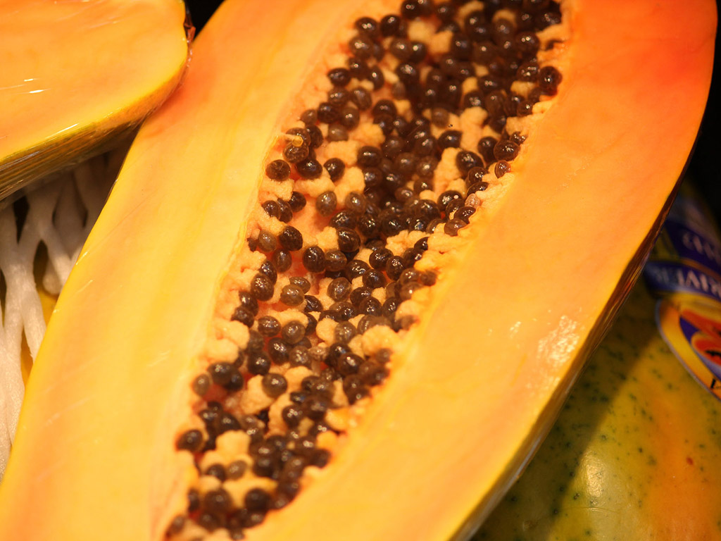 Papaya | Stuttgart, Markthalle - Kostenloses Hintergrundbild