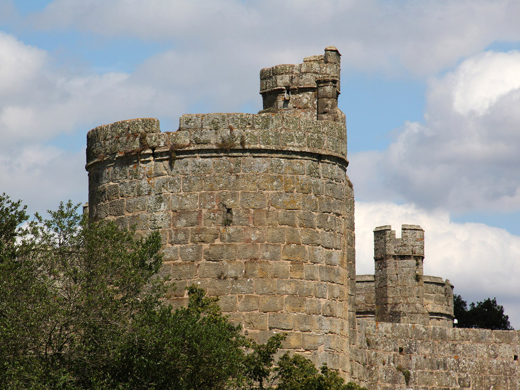 Bodiam Castle (East Sussex, England) - Schloss, Wasserburg