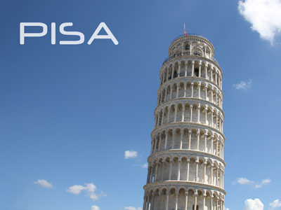 Der schiefe Turm von Pisa