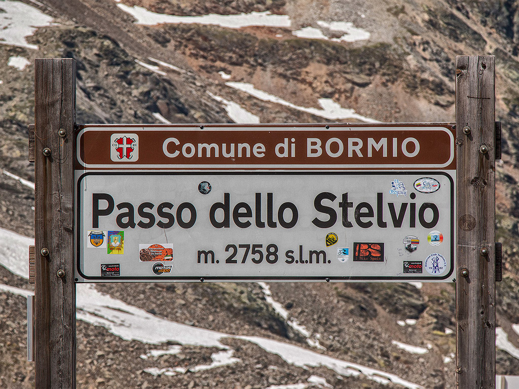 Passo dello Stelvio - Stilfserjoch, Italien am 3. Juli 2015