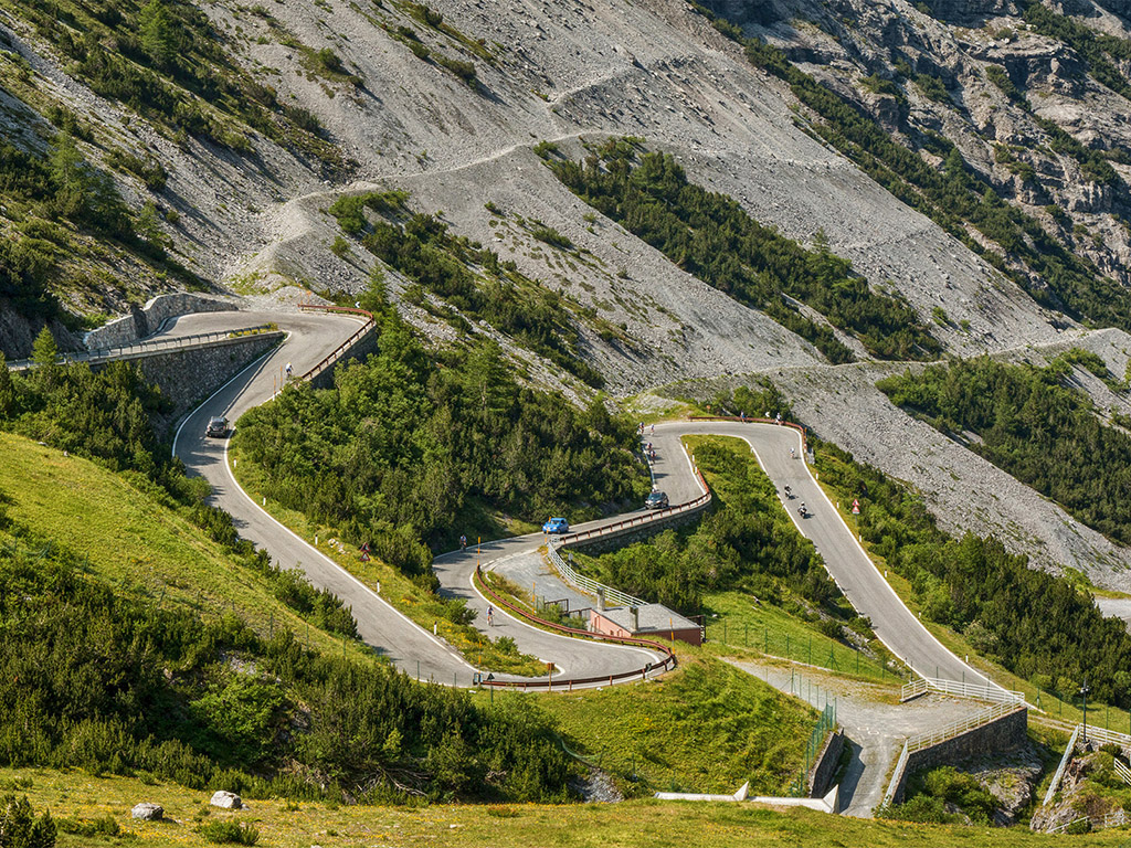 Passo dello Stelvio - Stilfserjoch, Italien am 3. Juli 2015