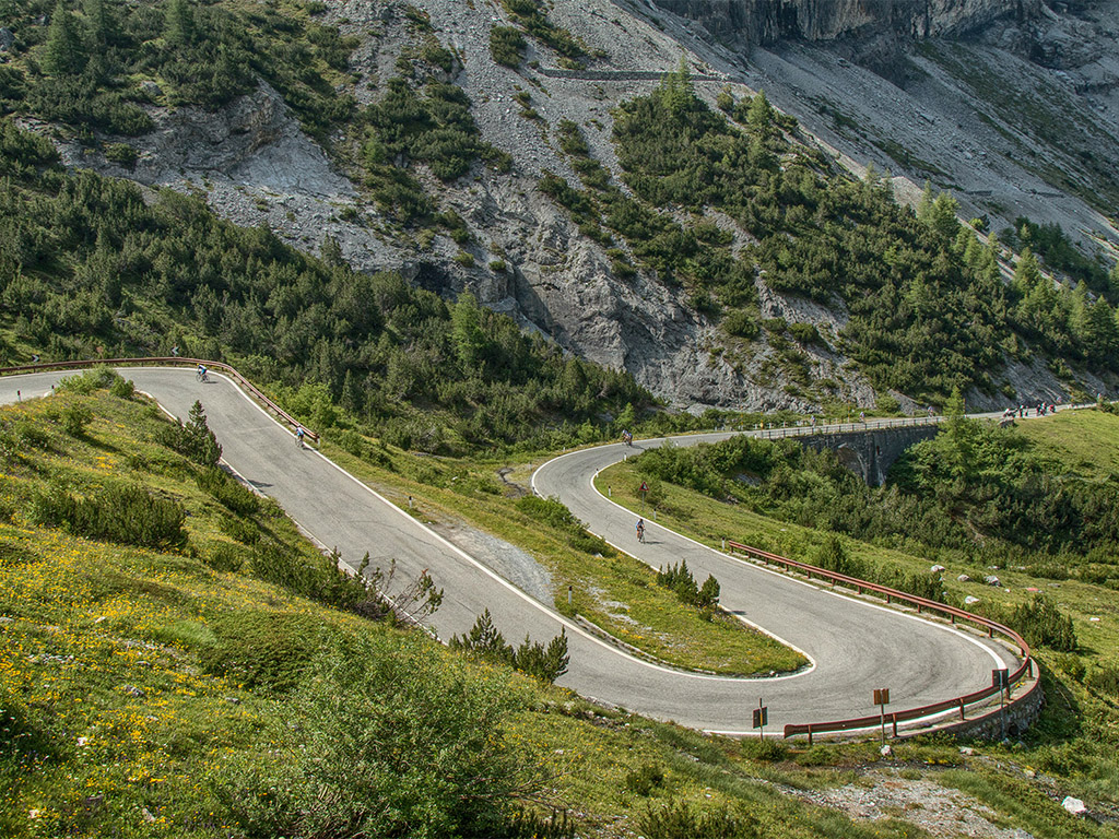 Passo dello Stelvio - Stilfserjoch, Italien am 3. Juli 2015