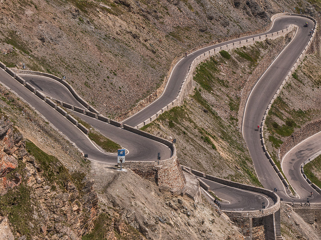Passo dello Stelvio - Stilfserjoch, Italien am 3. Juli 2015