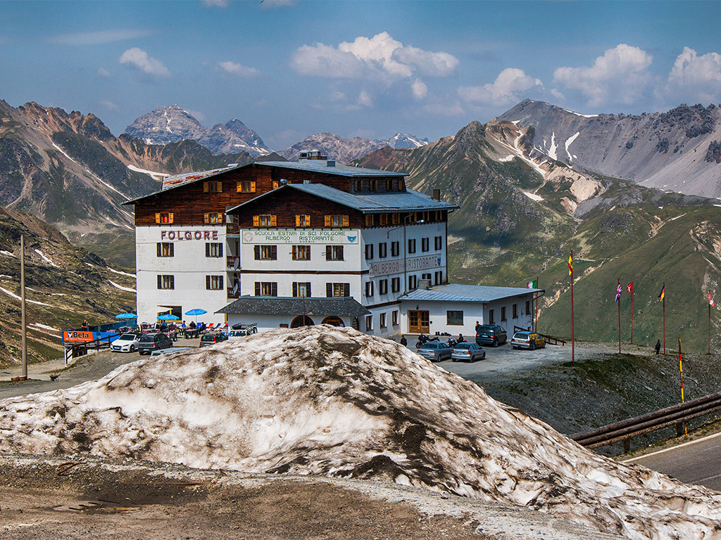 Passo dello Stelvio - Stilfserjoch, Italien am 3. Juli 2015