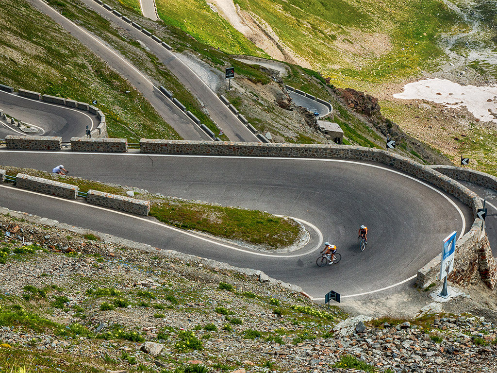 Passo dello Stelvio - Stilfserjoch, Italien am 3. Juli 2015