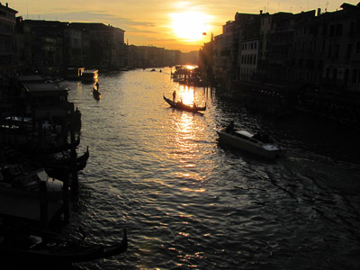 Venedig, Italien - Sonnenuntergang
