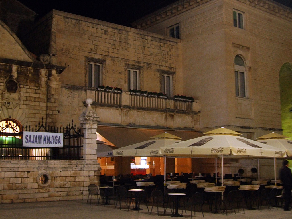 Zadar by night, Kroatien - Hintergrundbild gratis