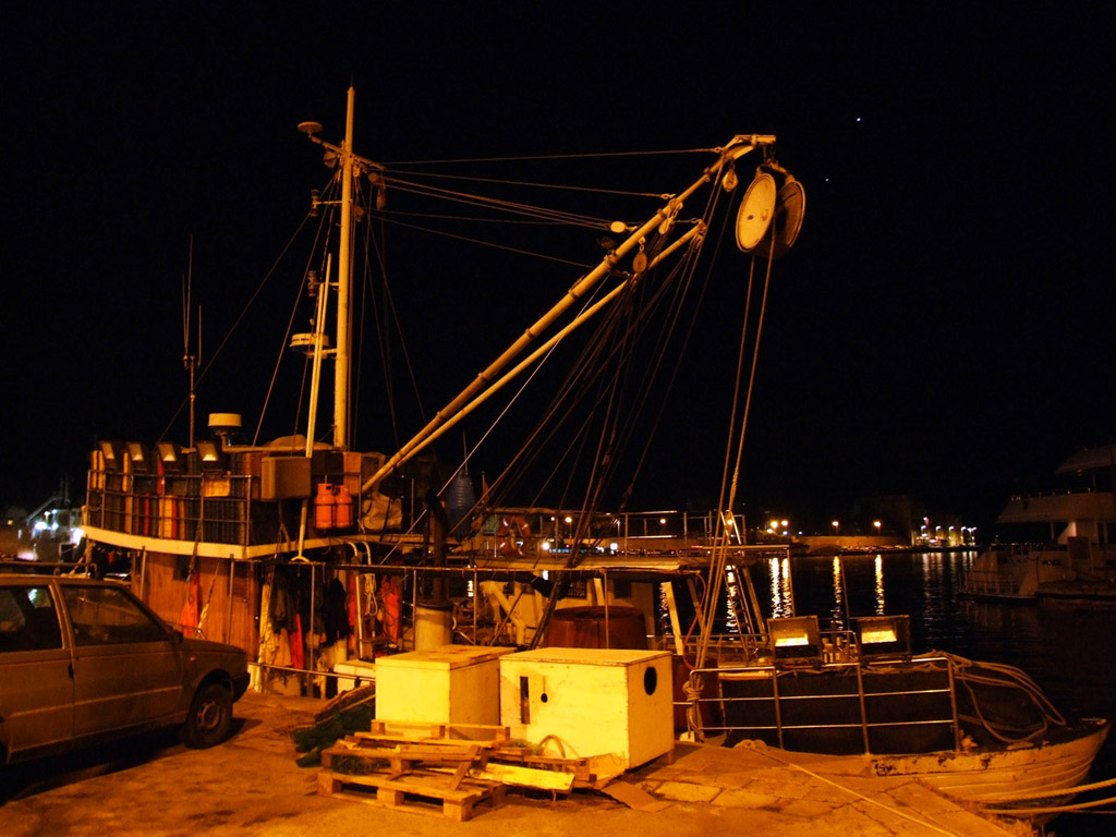 Zadar by night, Kroatien - Hintergrundbild gratis