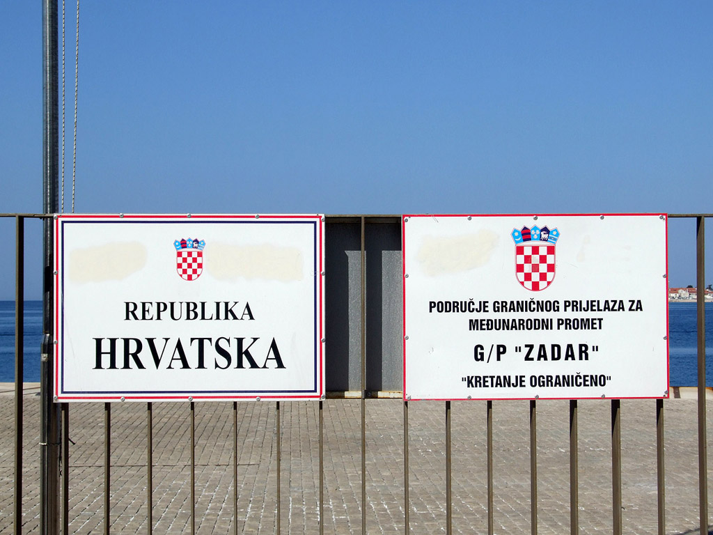 Zadar: Hafen im Adriatischen Meer, Kroatien - Hintergrundbild gratis