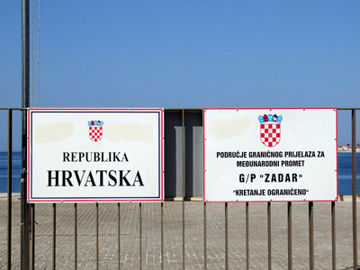 Zadar, Kroatien: Hafen und Meer