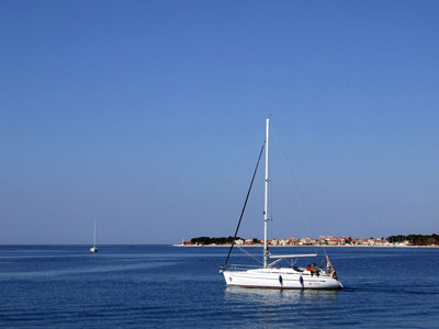 Zadar, Kroatien: Hafen und Meer