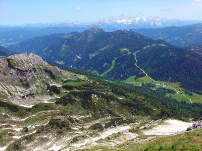 Die Alpen im Sommer