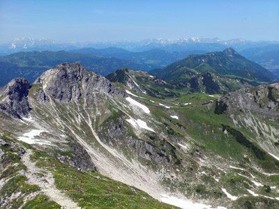 Die Alpen im Sommer