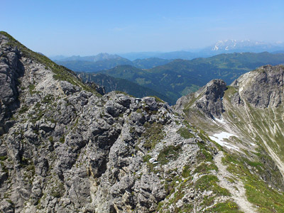 Die Alpen im Sommer