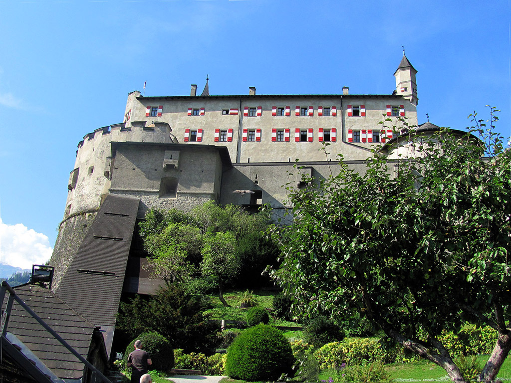 Festung Hohenwerfen, Ősterreich - Hintergrundbilder kostenlos - Reise & Urlaub - Wallpaper gratis