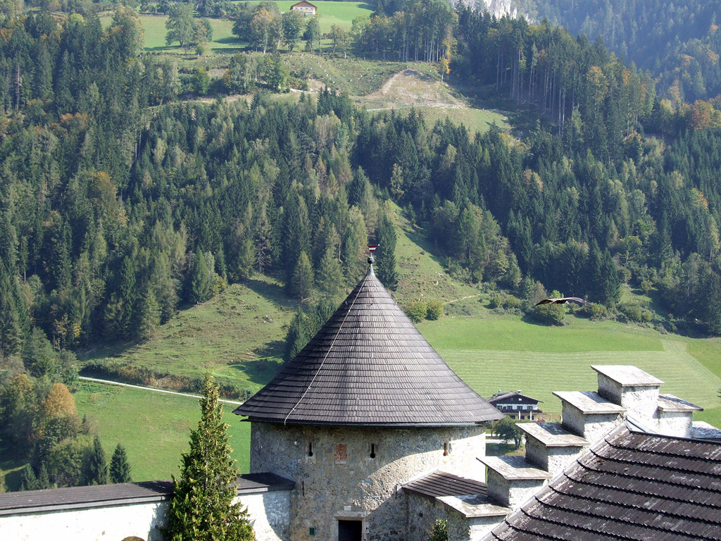 Festung Hohenwerfen, Ősterreich - Hintergrundbilder kostenlos - Reise & Urlaub - Wallpaper gratis