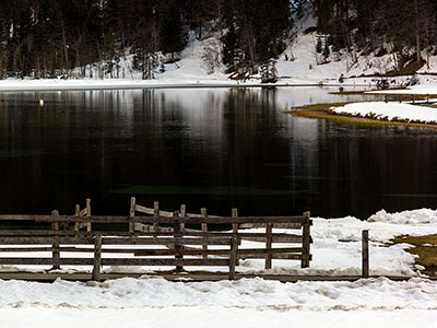 Der Jägersee in Kleinarl, Österreich