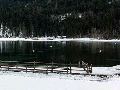 Der Jägersee in Kleinarl, Österreich