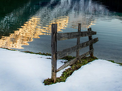 Der Jägersee in Kleinarl, Österreich