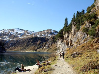 Der Tappenkarsee in Kleinarl, Österreich