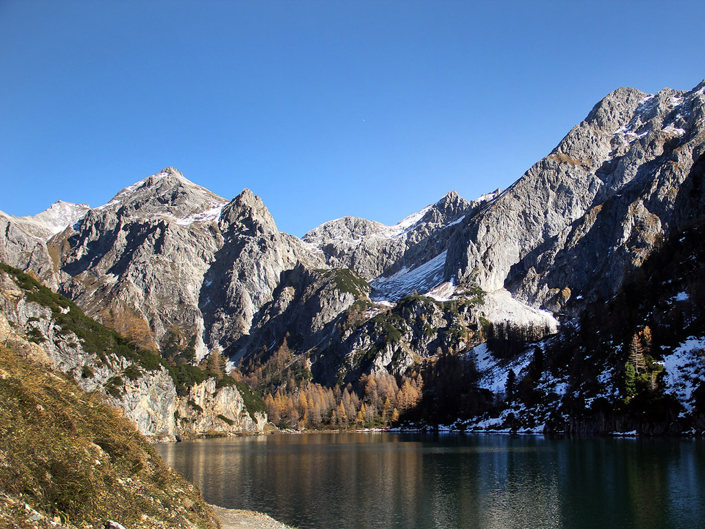 Der Tappenkarsee in Kleinarl, Ősterreich (die Alpen) - Ősterreich, Salzburgerland