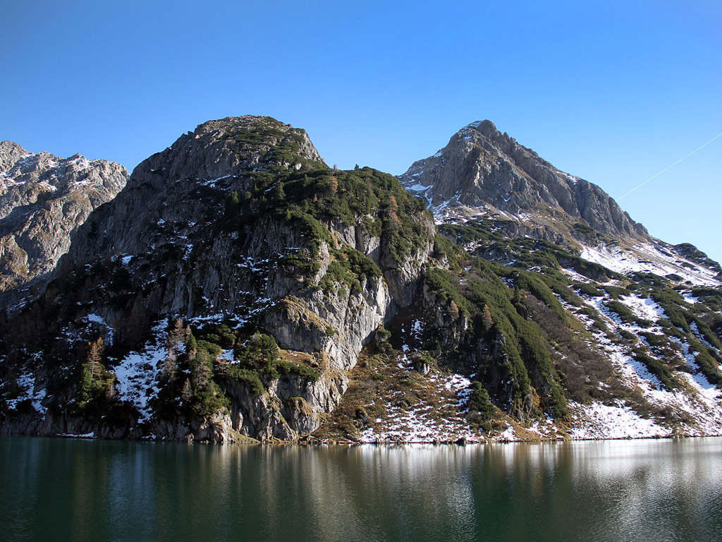 Der Tappenkarsee in Kleinarl, Ősterreich (die Alpen) - Ősterreich, Salzburgerland