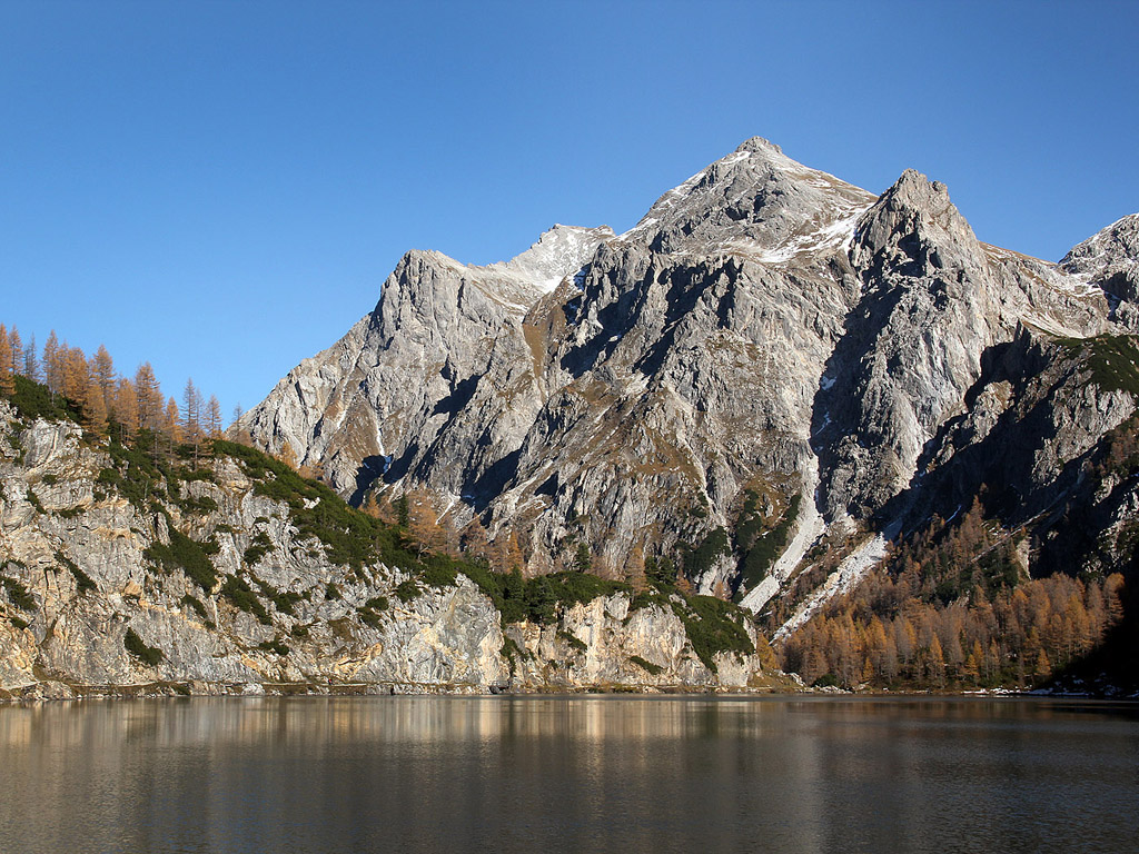 Der Tappenkarsee in Kleinarl, Ősterreich (die Alpen) - Ősterreich, Salzburgerland