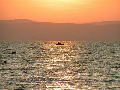 Plattensee (Balaton): Das ungarische Meer / Sonnenuntergang, Wasser