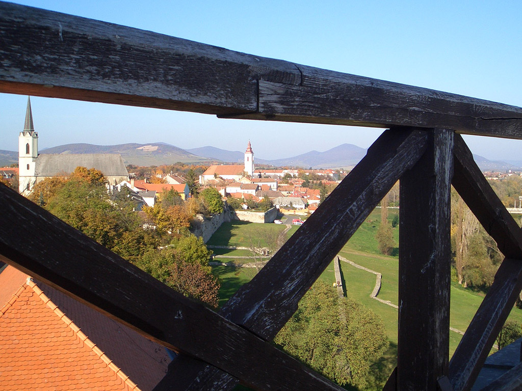 Aussicht von der Burg von Sárospatak (Burg Rákóczi), Ungarn - Kostenloses Hintergrundbild