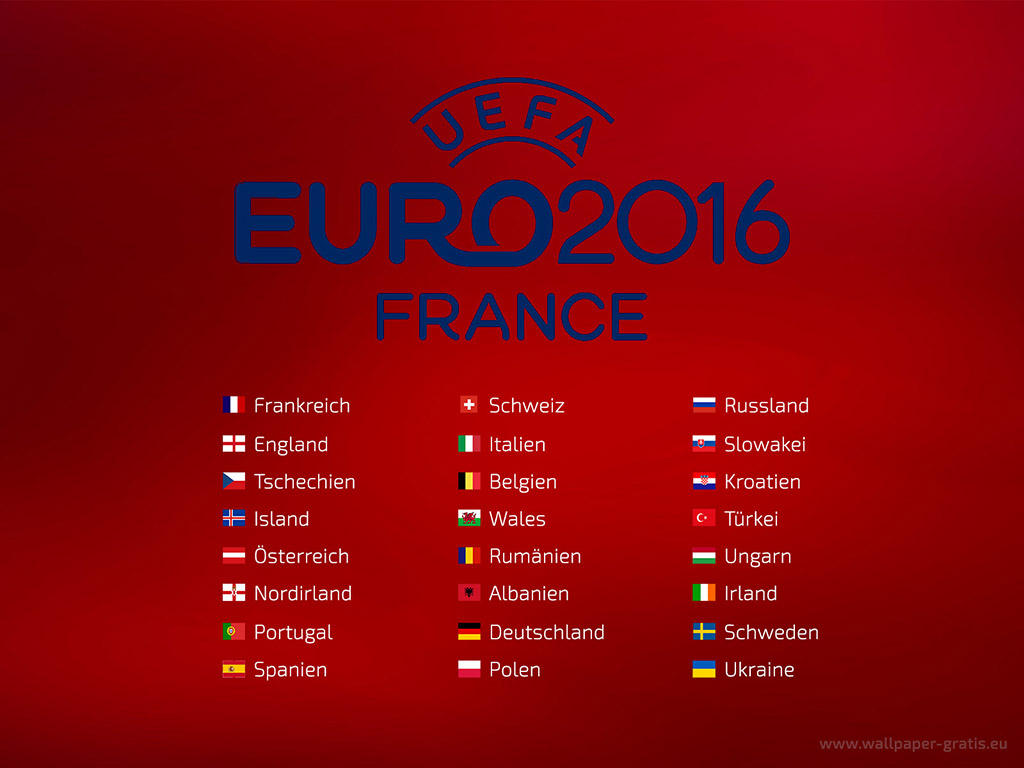 Fußball-Europameisterschaft 2016, Frankreich, Teilnehmer