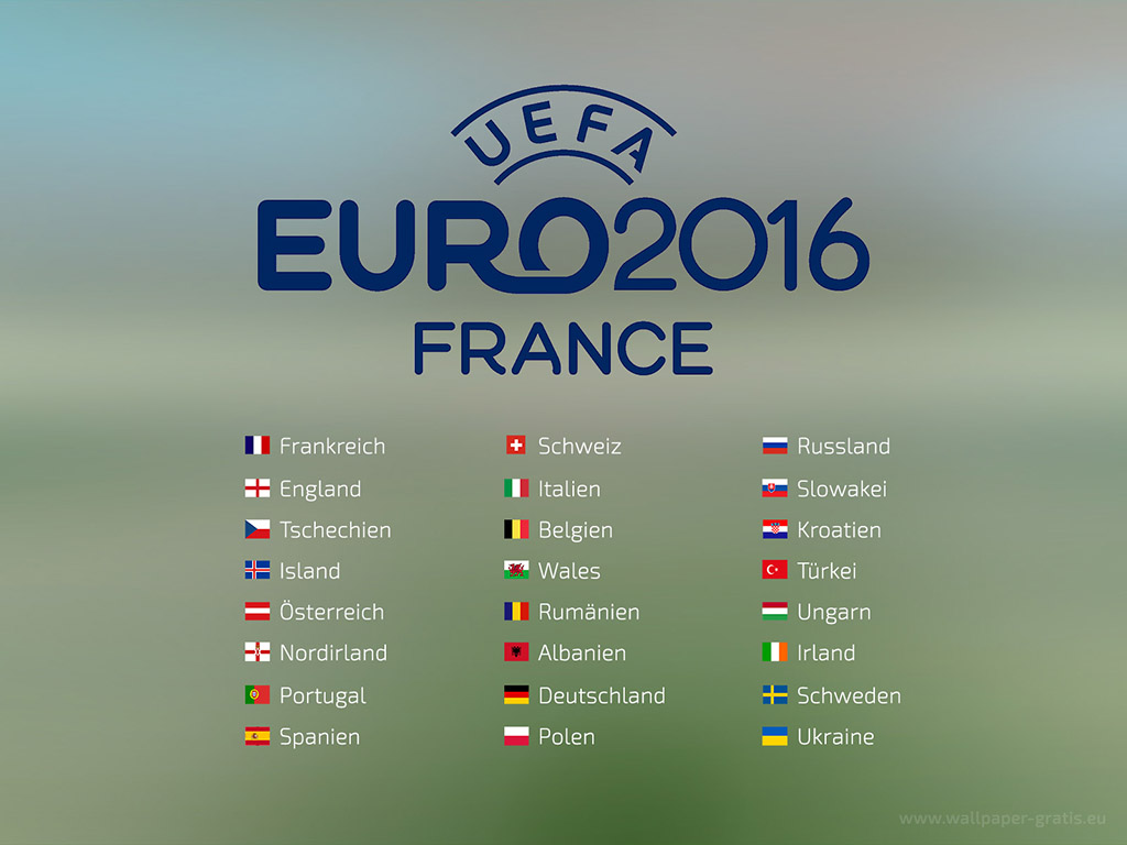 Fußball-Europameisterschaft 2016, Frankreich, Teilnehmer