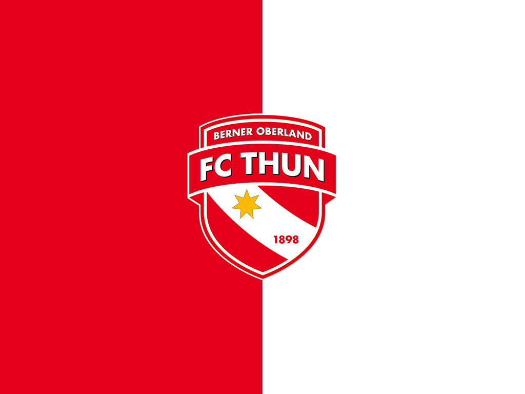 FC Thun (Fussballclub Thun 1898) - Fussball - Schweiz - rot und weiss