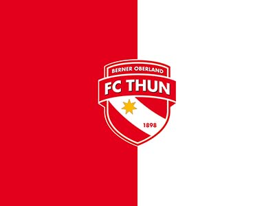 FC Thun (Fussballclub Thun 1898) - Fussball - Schweiz - rot und weiss