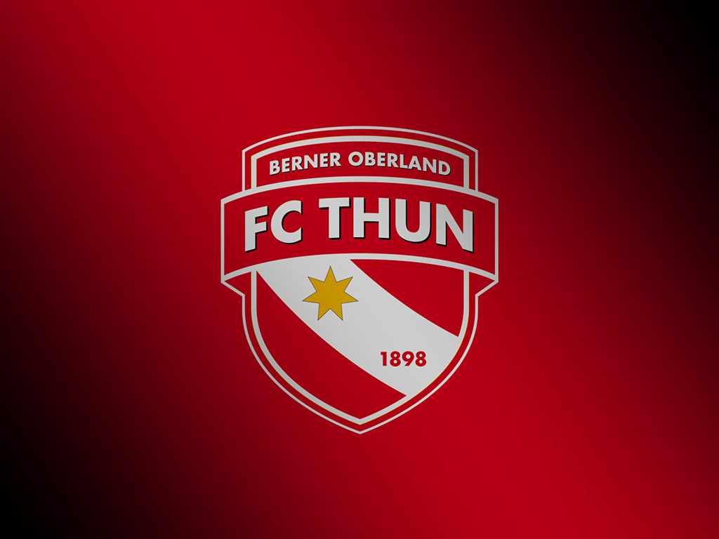 FC Thun (Fussballclub Thun 1898) - Fussball - Schweiz - rot und weiss