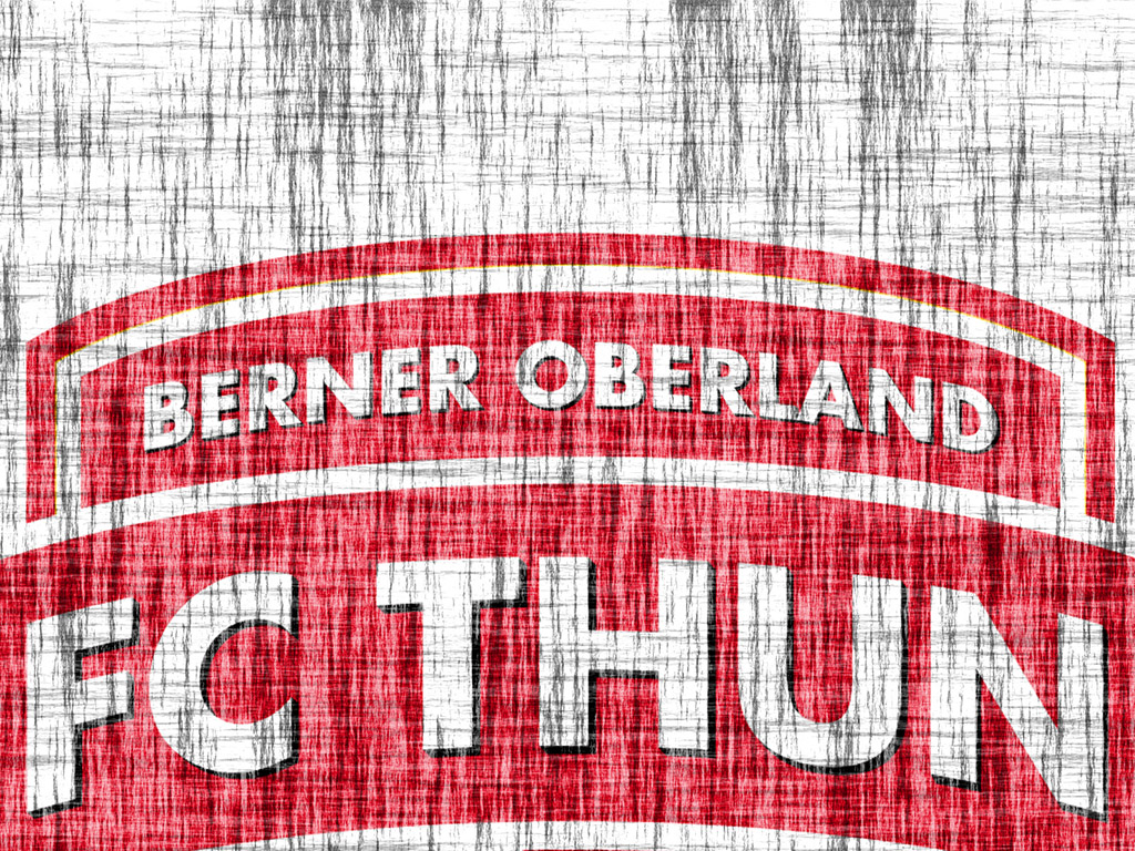 FC Thun (Fussballclub Thun 1898) - Fussball - Schweiz - rot und weiss