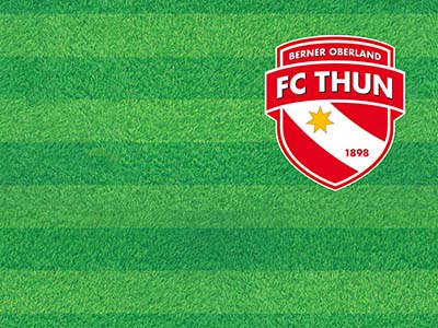 FC Thun (Fussballclub Thun 1898) - Fussball - Schweiz - rot und weiss