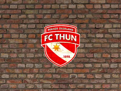 FC Thun (Fussballclub Thun 1898) - Fussball - Schweiz - rot und weiss