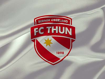 FC Thun (Fussballclub Thun 1898) - Fussball - Schweiz - rot und weiss