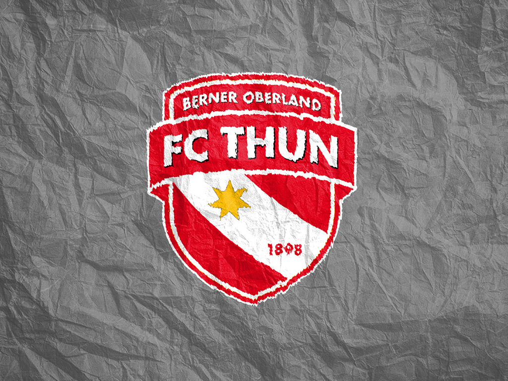 FC Thun (Fussballclub Thun 1898) - Fussball - Schweiz - rot und weiss