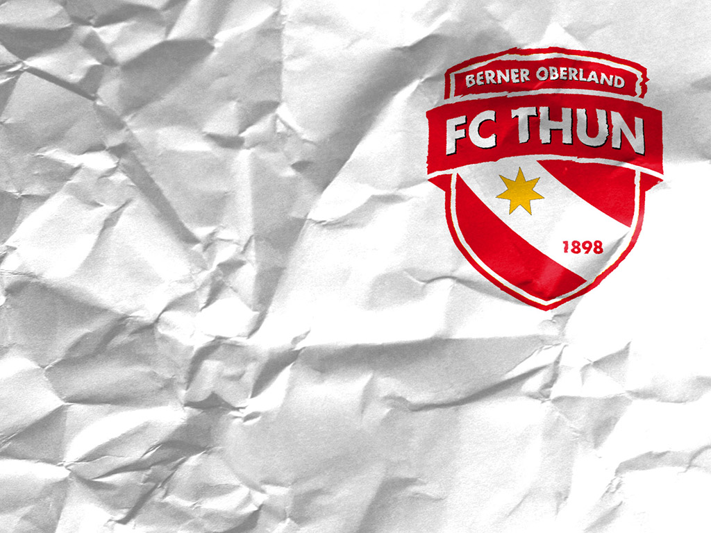 FC Thun (Fussballclub Thun 1898) - Fussball - Schweiz - rot und weiss