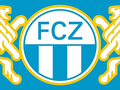 FC Zürich (FCZ) - Fussball - Schweiz - blau und weiss