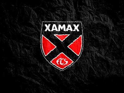 Neuchâtel Xamax FCS - Fussball - Schweiz - rot und schwarz