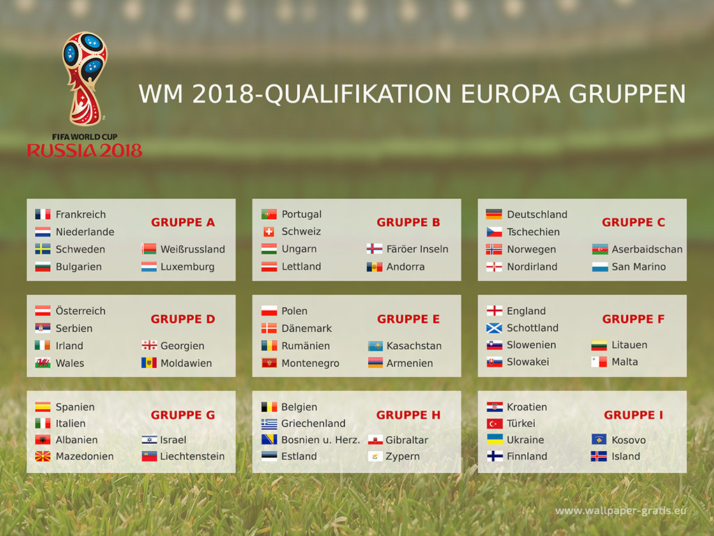 Fussball WM 2018/Qualifikation Europa Gruppen #003