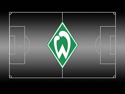 Bundesliga Fussballfeld (schwarz)
