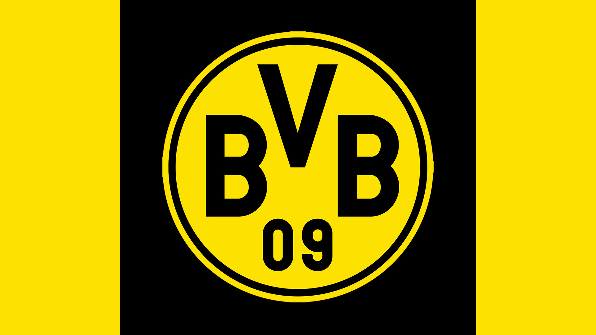 Alu-Dibond Logo Gold BVB Bundesliga Sport Deko Fan ...