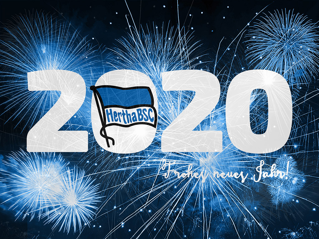 Hertha BSC: Frohes neues Jahr 2020!