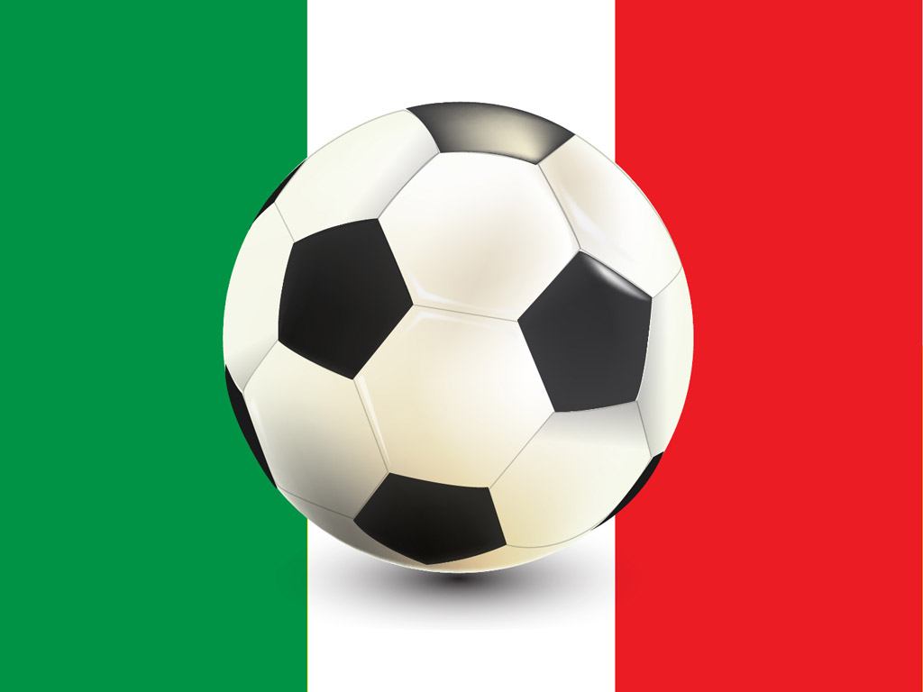 Fussball-Ball - Fussball Italien - Hintergrundbild kostenlos
