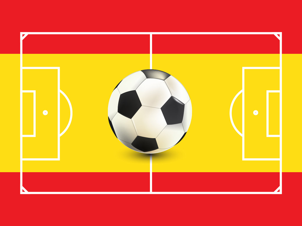 Fussball-Ball - Fussball Spanien - Hintergrundbild kostenlos