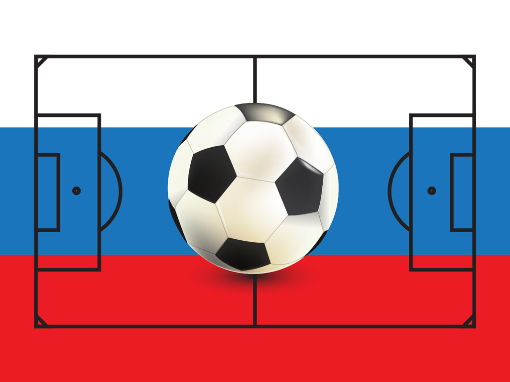 Fussball-Ball - Fussball Russland - Hintergrundbild kostenlos