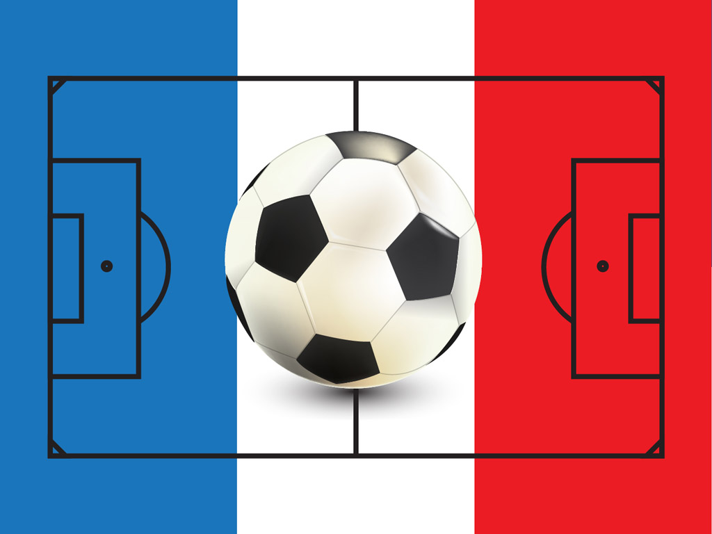 Fussball-Ball - Fussball Frankreich - Hintergrundbild kostenlos